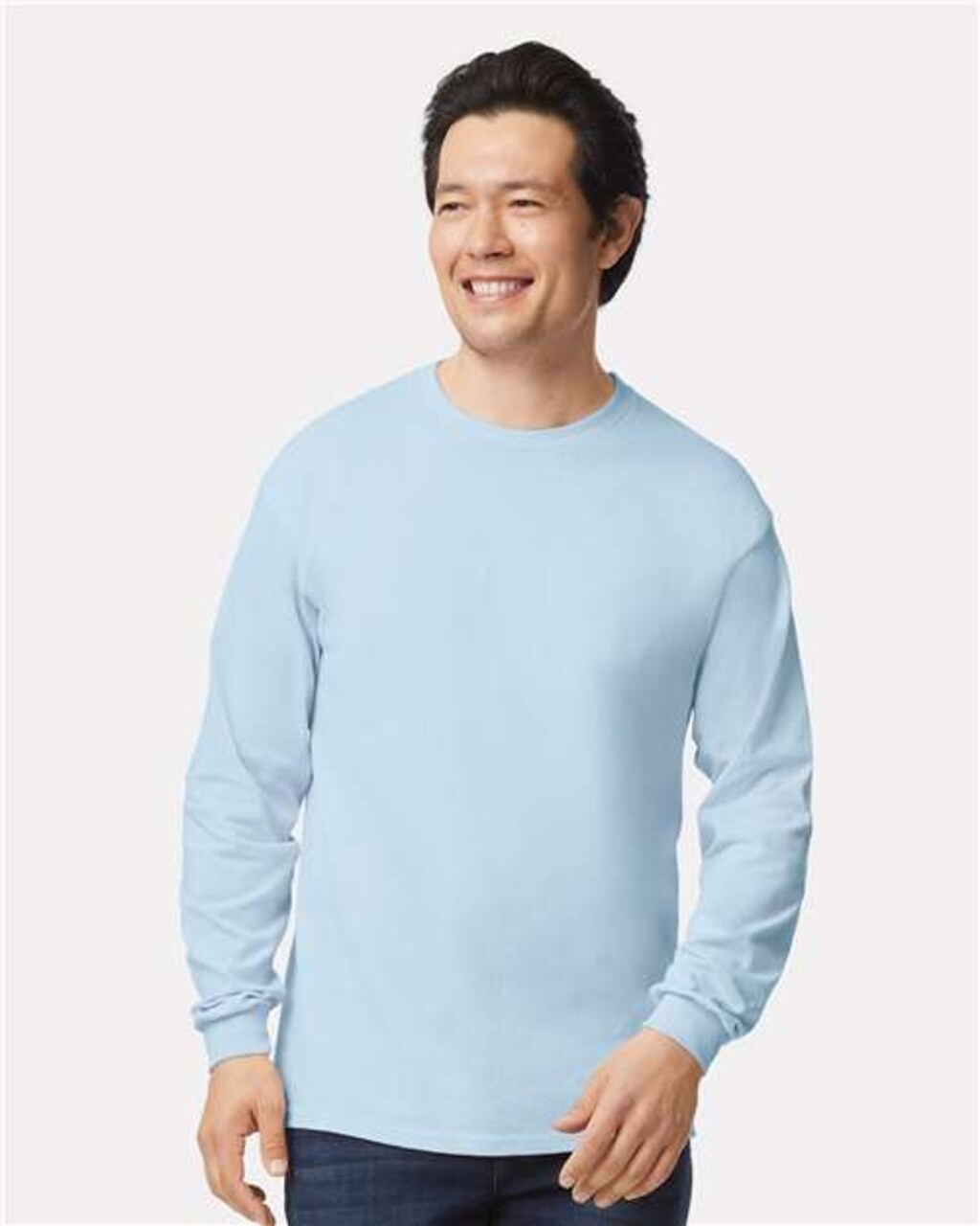 Gildan® Ultra Cotton Long Sleeve T-Shirt – Men’s Adult Heavyweight Basic Tee for Everyday Wear